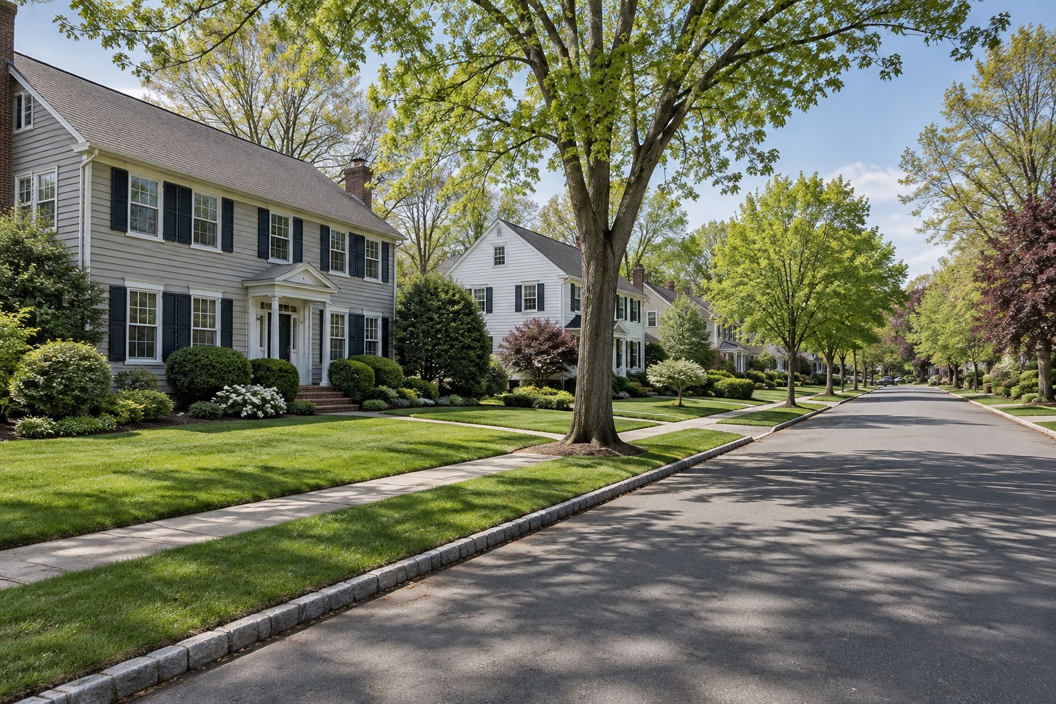 A New Jersey residential street, illustrative